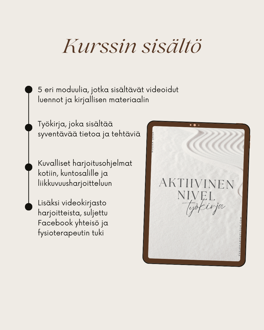 Aktiivinen Nivel - verkkokurssi nivelrikkoisille