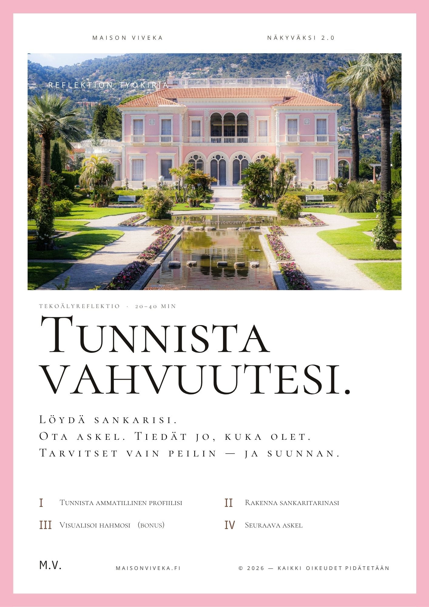 Näkyväksi 2.0 - Reflektiotyökirja tekoälyn käyttäjälle